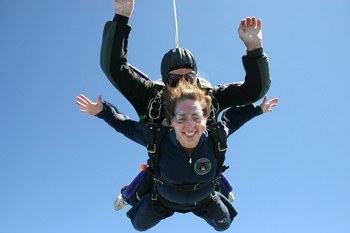 skydiving