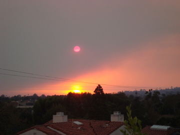 fire-and-sunset Fiery Sunset at 4:30 over the Pacific Ocean (Jennifer Miner)