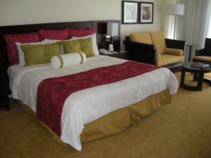 Choose your favorite type of pillow on the Tradewinds Club floor.