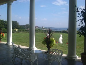 Ocean View from Astor's Mansion in Newport RI