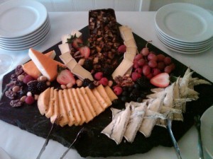 Cheese plate at San Ysidro Ranch, Montecito Cheese plate at SYR, Montecito
