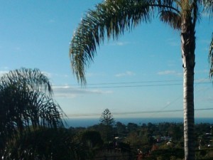 Pacific Ocean View from Patio in Los Angeles Pacific Ocean View in Los Angeles