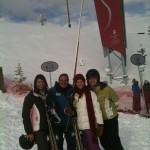 skiing