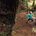 woman trail runner