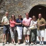 NapaGroup Outside of the wine cave at Failla Wines in St. Helena.