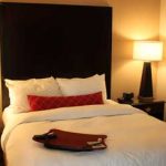 That's a lap desk on the bed of my Executive Suite. Why don't more American hotels have these. Great amenity!