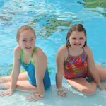 Hanging out in Donald's Pool on board the Disney Dream.