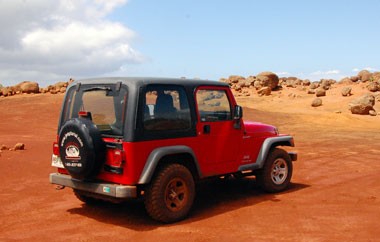 Jeep on Lanai