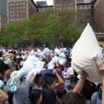 Los Angeles Pillow Fight Day in Downtown LA Photos (Jennifer Miner)