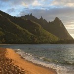 Hanalei Bay Beach, Kauai Hanalei Bay Beach, Kauai