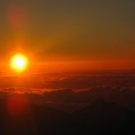 sunrise at haleakala crater, maui