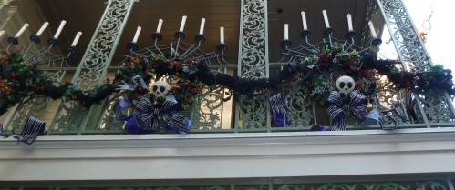 Haunted Castle Disneyland Gothic Exterior for Christmas (Jennifer Miner) Haunted Castle Disneyland Gothic Exterior for Christmas (Jennifer Miner)