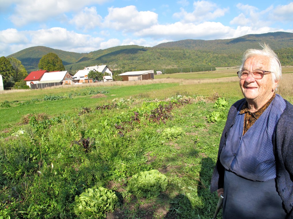 Baka Ana and her garden