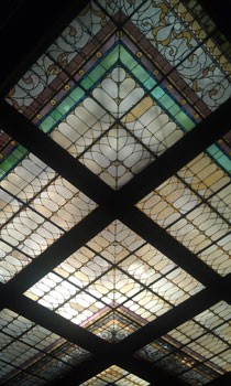 brown-stained-glass