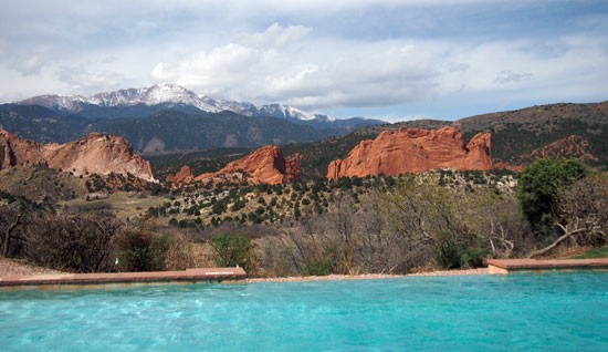 adults pool Lodge at Garden of the Gods Club Infinity pool Lodge at Garden of the Gods Club