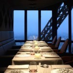 Evening at Le Jules Verne in the Eiffel Tower, Paris (lejulesverne-paris.com)