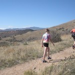 Moderate trail at Horsetooth Mountain Open Space.