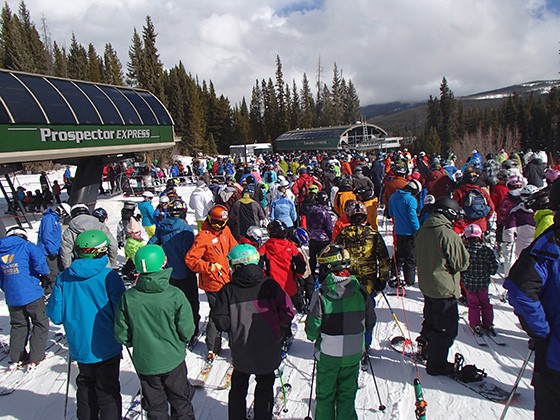 Winter Park Ski Resort crowds