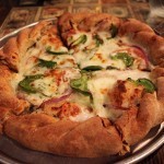 Hand-tossed, rolled crust at Hernando's -- so stinkin' good.