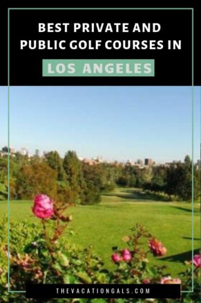 The three best golf courses in Los Angeles are all on the west side, in private country clubs. The Bel-Air Country Club, Riviera Country Club, and the Los Angeles Country Club all speak to the upscale neighborhoods around them; Bel-Air, Pacific Palisades, and Holmby Hills are leafy, green neighborhoods far from the urban bustle of downtown Los Angeles.