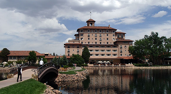 The majestic Broadmoor in Colorado Springs dates back to 1918.