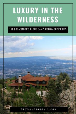 I’ve stayed in some really cool lodging over the years – from rustic yurts to upscale cabins to sprawling suites. But none compares to the supremely unique Fire Tower Suite at The Broadmoor Cloud Camp.