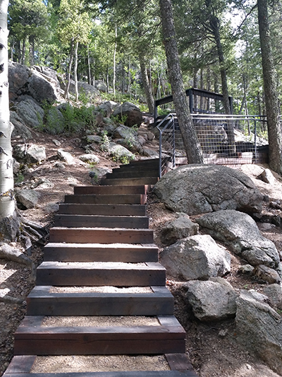 You do need a certain level of fitness to handle the high-altitude steps to the Fire Tower Suite.